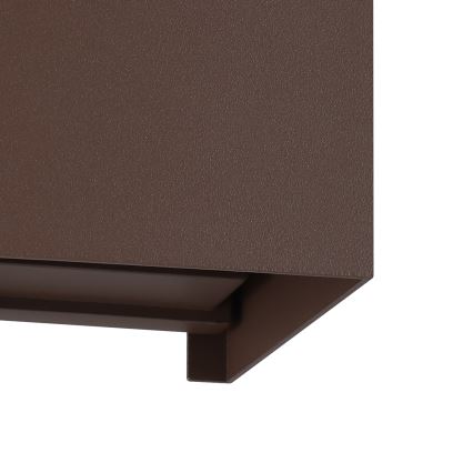 Eglo - LED sieninis lauko šviestuvas 2xLED/2,8W/230V IP54 ruda