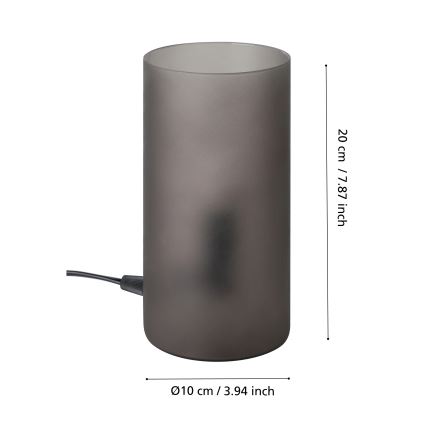 Eglo - Stalinis šviestuvas 1xE14/40W/230V juoda
