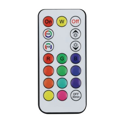 Eglo - LED RGBW reguliuojama saulės lempa LED/3W/4,5V IP44 juoda + su nuotoliniu valdymu