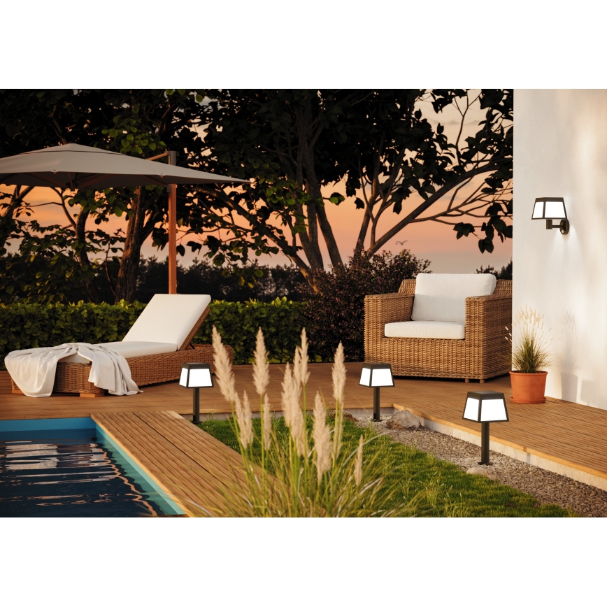 Eglo - LED saulės šviestuvas su jutikliu LED/7,5W/3,7V 56cm 2200 mAh IP44