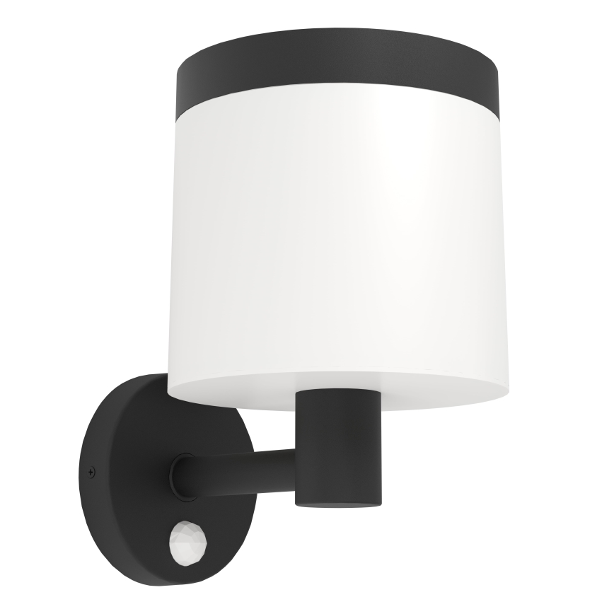 Eglo - LED sieninis šviestuvas su jutikliu, įkraunamas saulės energija LED/7,5W/3,7V IP44