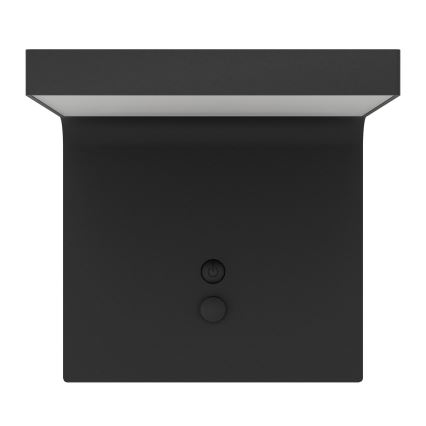 Eglo - LED sieninis šviestuvas su jutikliu, įkraunamas saulės energija LED/6,5W/3,7V 2400 mAh IP44