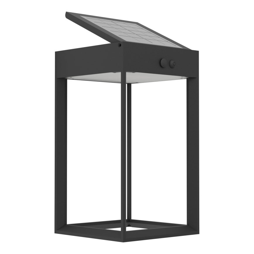 Eglo - LED sieninis šviestuvas su jutikliu, įkraunamas saulės energija LED/6,5W/3,7V IP44