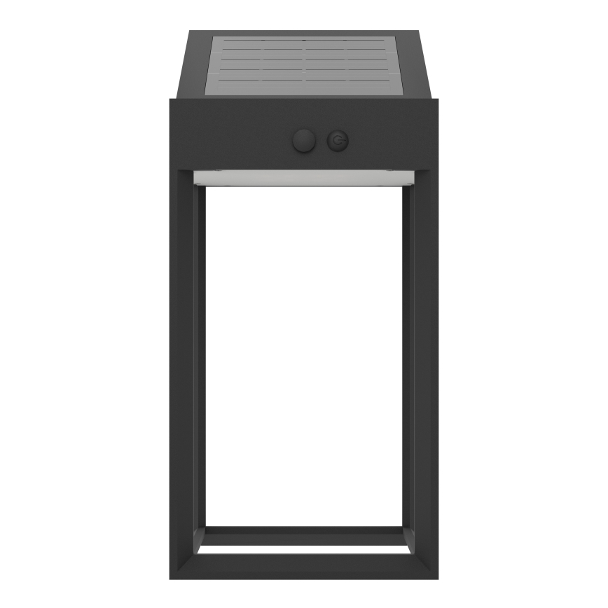 Eglo - LED sieninis šviestuvas su jutikliu, įkraunamas saulės energija LED/6,5W/3,7V IP44