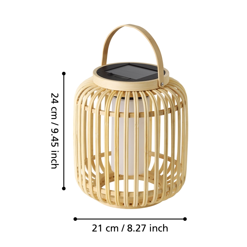 Eglo - LED Saulės Stalinis šviestuvas LED/3,3W/3,7V 1800 mAh IP44