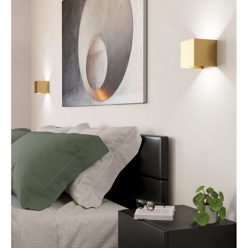 Eglo - LED sieninis šviestuvas 2xLED/1,5W/230V 3000K auksas