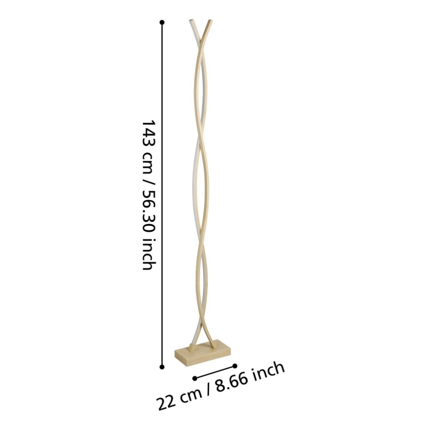 Eglo - LED pastatomas šviestuvas LED/36W/230V auksinis