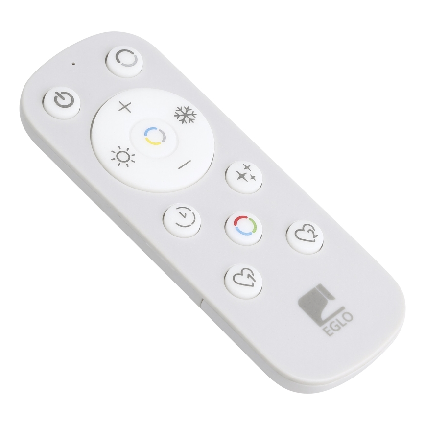 Eglo - LED RGBW Reguliuojamas lubinis šviestuvas LED/17W/230V 2700-6500K juoda + nuotolinio valdymo pultas
