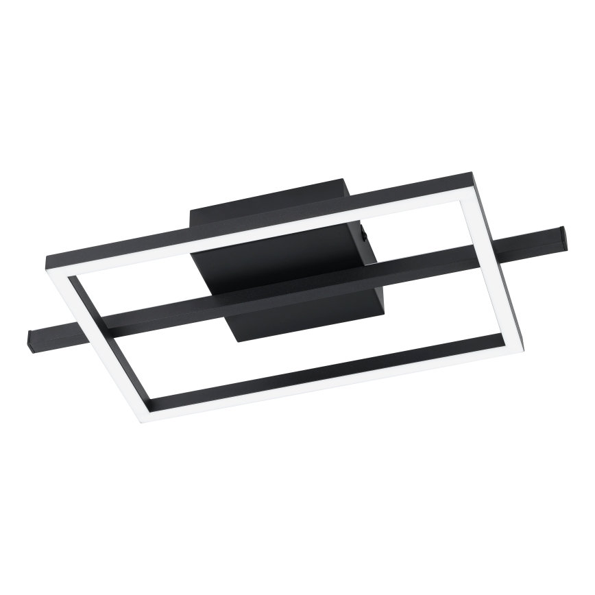 Eglo - LED RGBW Reguliuojamas lubinis šviestuvas LED/17W/230V 2700-6500K juoda + nuotolinio valdymo pultas