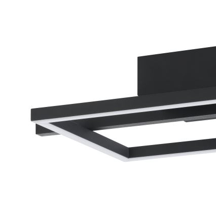Eglo - LED RGBW Reguliuojamas lubinis šviestuvas LED/17W/230V 2700-6500K juoda + nuotolinio valdymo pultas