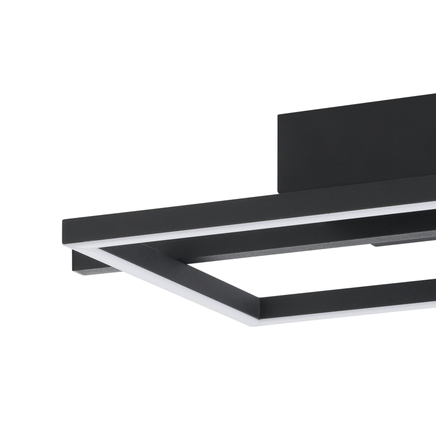 Eglo - LED RGBW Reguliuojamas lubinis šviestuvas LED/17W/230V 2700-6500K juoda + nuotolinio valdymo pultas
