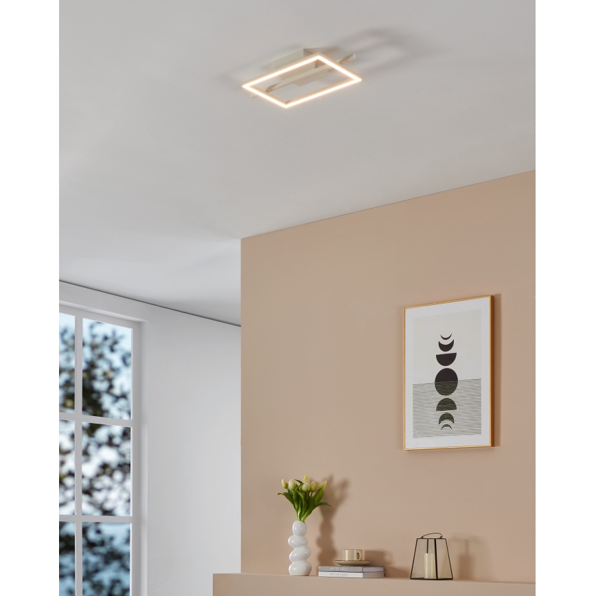 Eglo - LED RGBW Reguliuojamas lubinis šviestuvas LED/17W/230V 2700-6500K balta + nuotolinio valdymo pultas