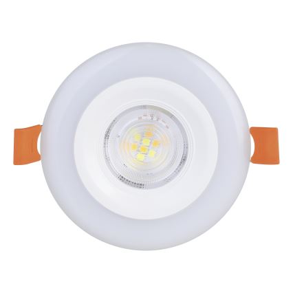 Eglo - KOMPLEKTAS 3xLED RGBW Pritemdomas įleidžiamas lubinis vonios šviestuvas 3xLED/3,8W/230V 2700-6500K IP44 + nuotolinio valdymo pultas