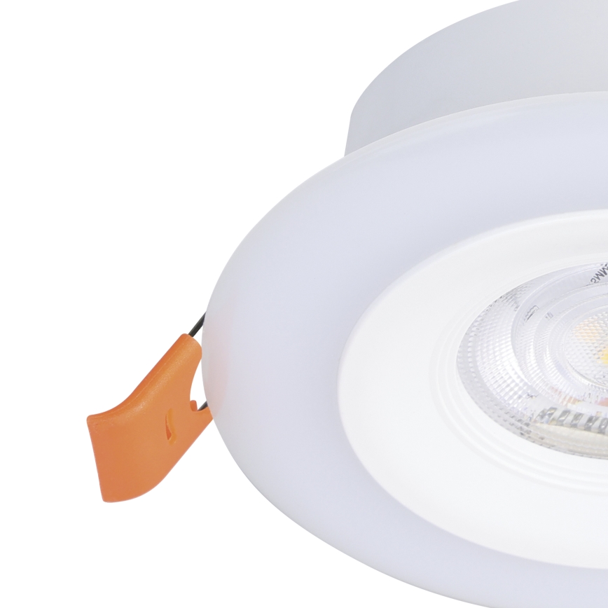 Eglo - KOMPLEKTAS 3xLED RGBW Pritemdomas įleidžiamas lubinis vonios šviestuvas 3xLED/3,8W/230V 2700-6500K IP44 + nuotolinio valdymo pultas