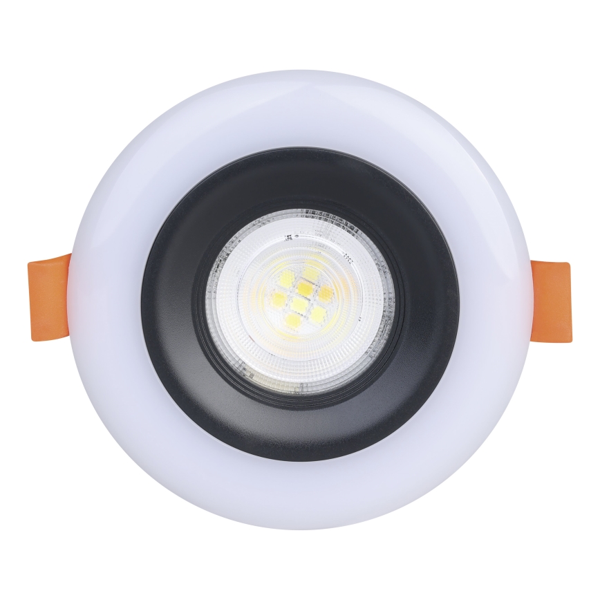 Eglo - KOMPLEKTAS 3x LED RGBW Pritemdomas įleidžiamas lubinis vonios šviestuvas 3xLED/3,8W/230V 2700-6500K IP44 + nuotolinio valdymo pultas