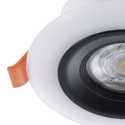 Eglo - Rinkinys 3 vnt. LED RGBW dimeriuojamų vonios įleidžiamų šviestuvų LED/3,8W/230V 2700-6500K IP44 + nuotolinis valdymas
