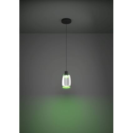 Eglo - LED RGBW Reguliuojamas pakabinamas sietynas LED/3,7W/230V 2700-6500K juoda ZigBee