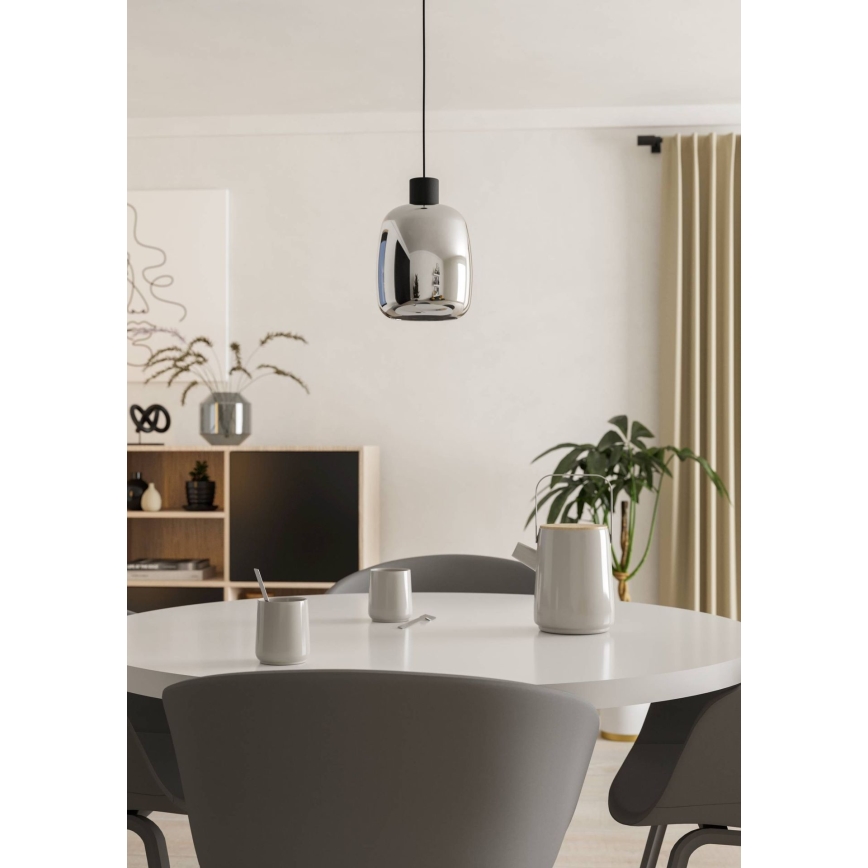 Eglo - LED RGBW Reguliuojamas pakabinamas sietynas LED/3,7W/230V 2700-6500K juoda ZigBee