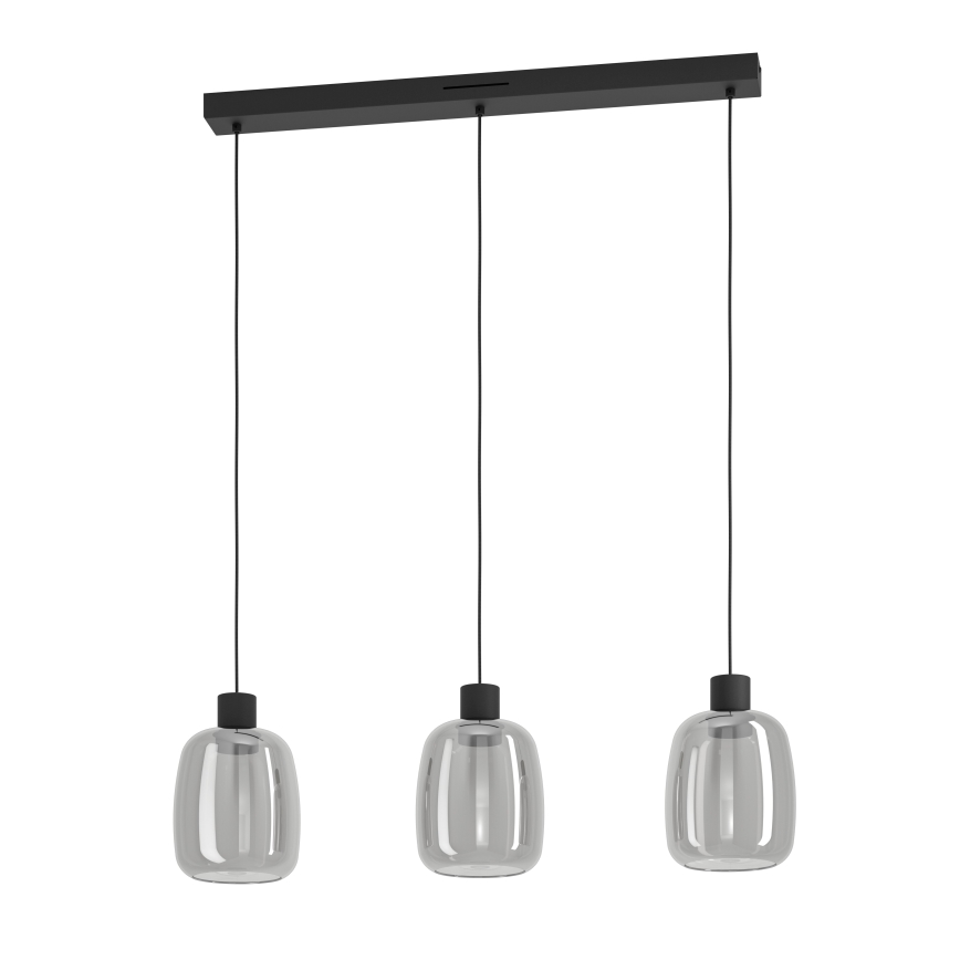 Eglo - LED RGBW Reguliuojamas pakabinamas sietynas 3xLED/3,7W/230V 2700-6500K pilka