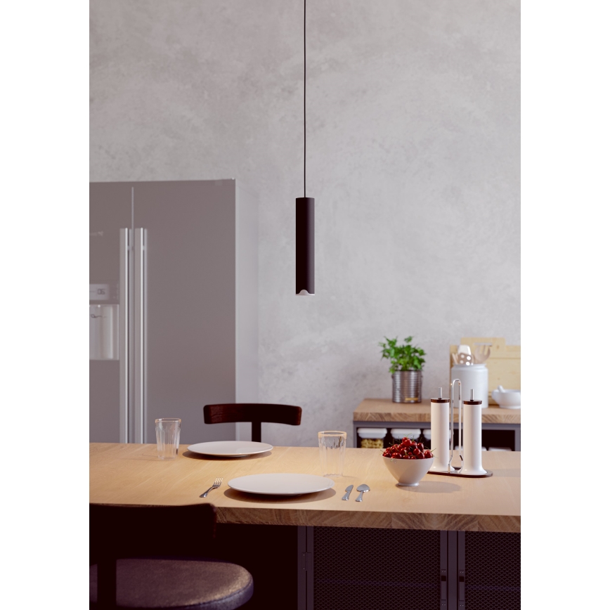 Eglo - LED RGBW Reguliuojamas pakabinamas sietynas LED/3,7W/230V 2700-6500K juoda