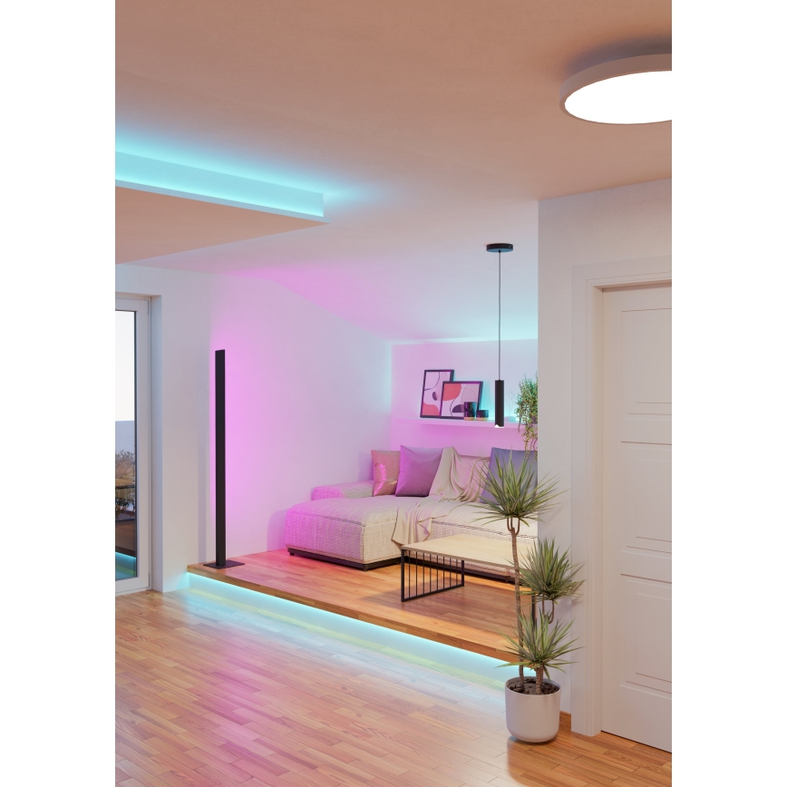 Eglo - LED RGBW Reguliuojamas pakabinamas sietynas LED/3,7W/230V 2700-6500K juoda