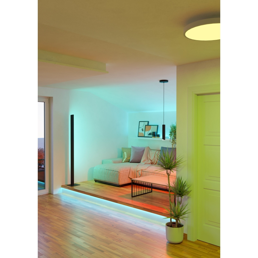 Eglo - LED RGBW Reguliuojamas pakabinamas sietynas LED/3,7W/230V 2700-6500K juoda