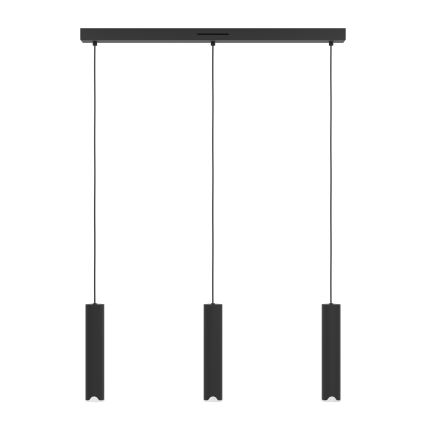 Eglo - LED RGBW Reguliuojamas pakabinamas sietynas 3xLED/3,7W/230V 2700-6500K juoda
