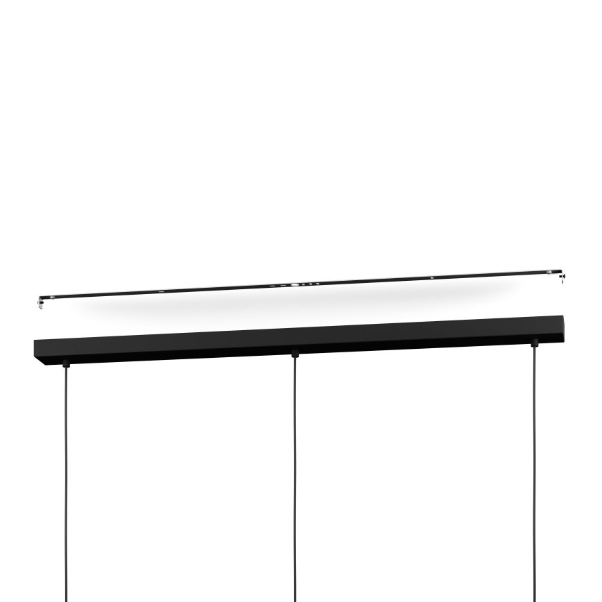 Eglo - LED RGBW Reguliuojamas pakabinamas sietynas 3xLED/3,7W/230V 2700-6500K juoda