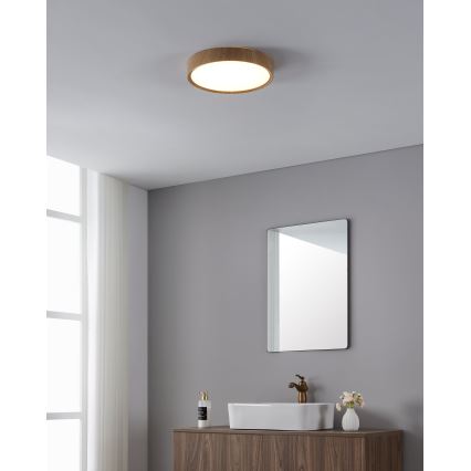 Eglo - LED lubinis vonios šviestuvas LED/14,6W/230V IP44 smėlio spalva