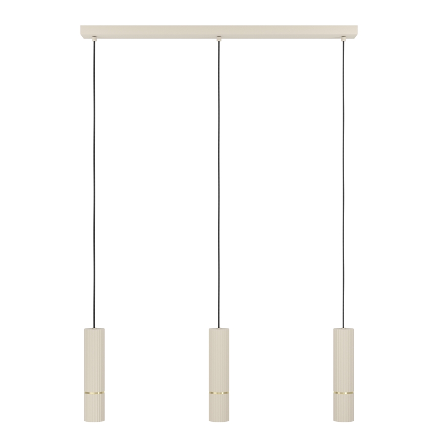 Eglo - LED Pakabinamas sietynas 3xGU10/5W/230V 3000K smėlio spalva