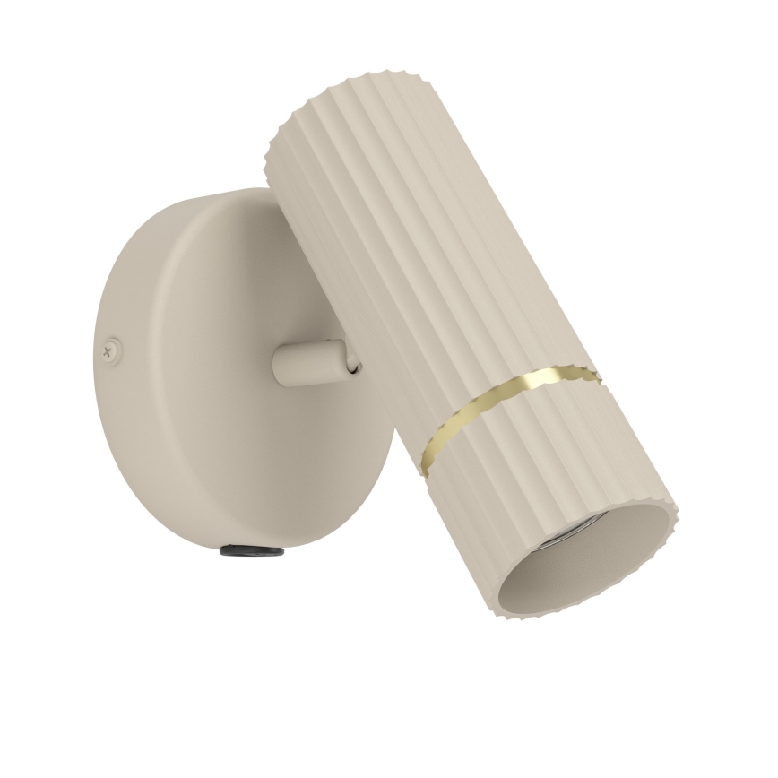 Eglo - LED sieninis šviestuvas 1xGU10/5W/230V 3000K smėlio spalva