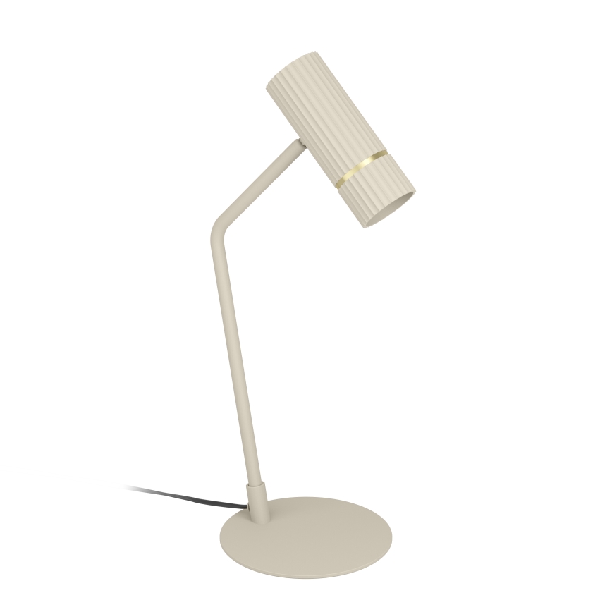 Eglo - LED stalinis šviestuvas 1xGU10/5W/230V 3000K smėlio spalva