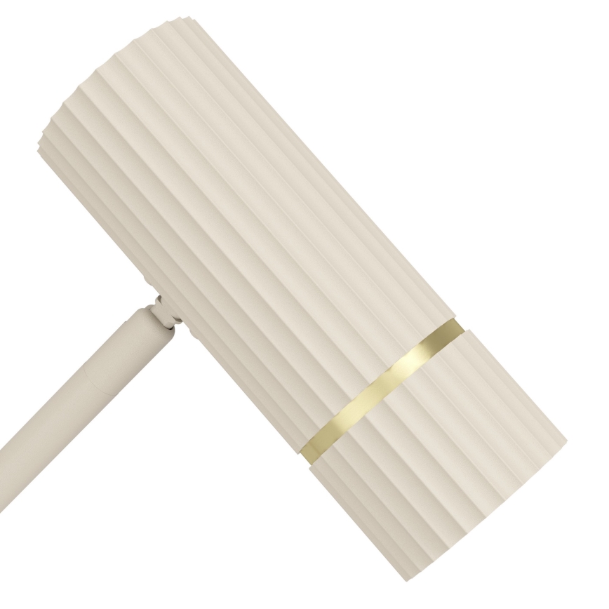 Eglo - LED stalinis šviestuvas 1xGU10/5W/230V 3000K smėlio spalva
