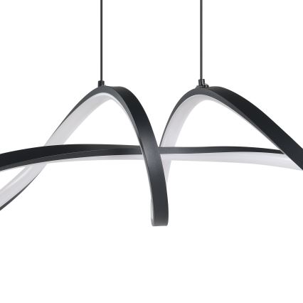 Eglo - LED RGBW Reguliuojamas pakabinamas sietynas LED/22W/230V 2700-6500K juoda