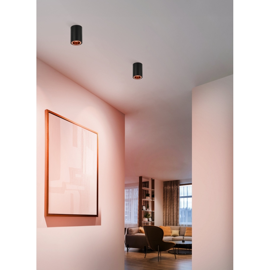 Eglo - LED RGBW Pritemdomi akcentiniai šviestuvai LED/4,9W/230V 2700-6500K juoda