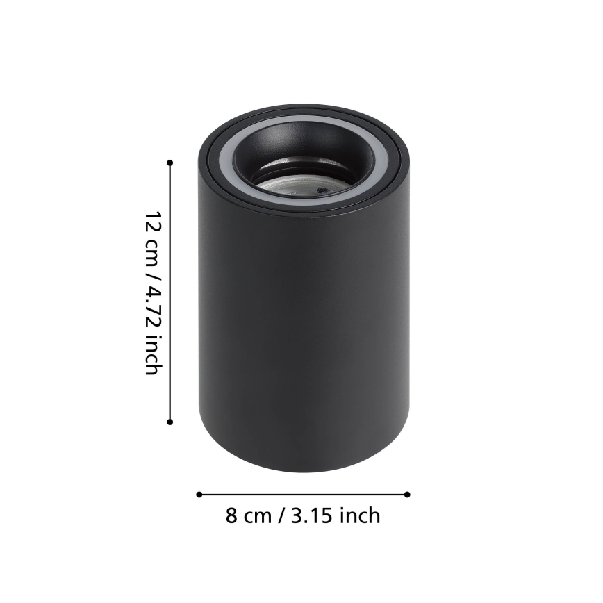 Eglo - LED RGBW Pritemdomi akcentiniai šviestuvai LED/4,9W/230V 2700-6500K juoda