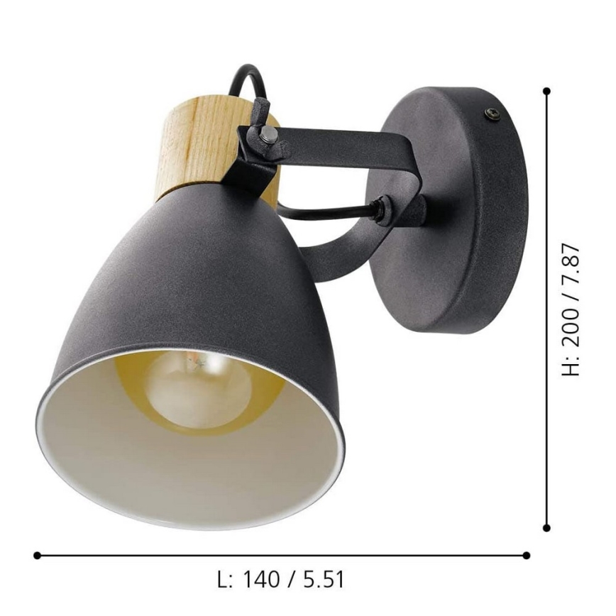 Eglo - Akcentinis apšvietimas 1xE27/25W/230V - FSC sertifikuota