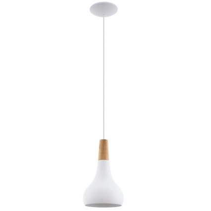 Eglo - Pakabinamas sietynas 1xE27/60W/230V diametras 18 cm balta