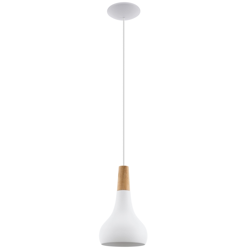Eglo - Pakabinamas sietynas 1xE27/60W/230V diametras 18 cm balta