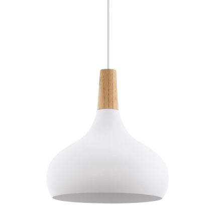 Eglo - Pakabinamas sietynas 1xE27/60W/230V diametras 28 cm balta - FSC sertifikuota