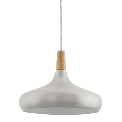 Eglo - Pakabinamas sietynas 1xE27/40W/230V diametras 40 cm sidabras - FSC sertifikuota