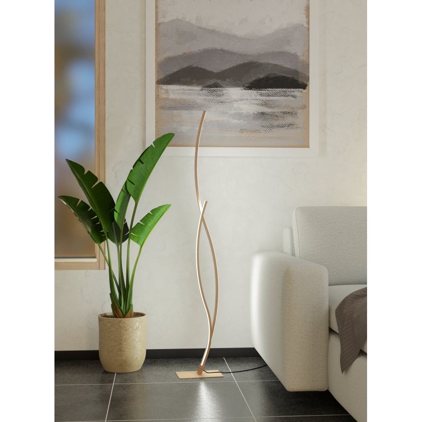 Eglo - LED toršeras LED/20W/230V 4000K smėlio spalva