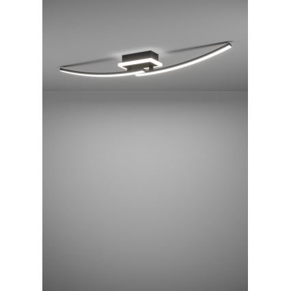 Eglo - LED lubinis šviestuvas LED/12W/230V 4000K juoda