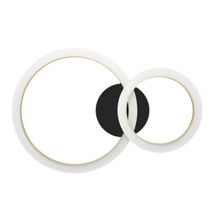 Eglo - LED Pritemdomas lubinis šviestuvas LED/12W/230V 4000K juoda/auksas