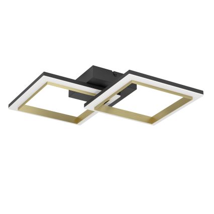 Eglo - LED Pritemdomas lubinis šviestuvas LED/18,4W/230V 4000K juoda/auksas
