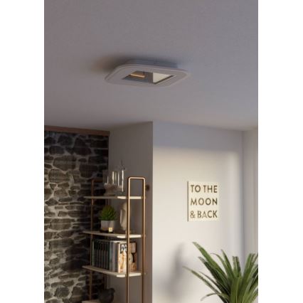 Eglo - LED Pritemdomas lubinis šviestuvas LED/20W/230V 2700-6500K balta + nuotolinio valdymo pultas