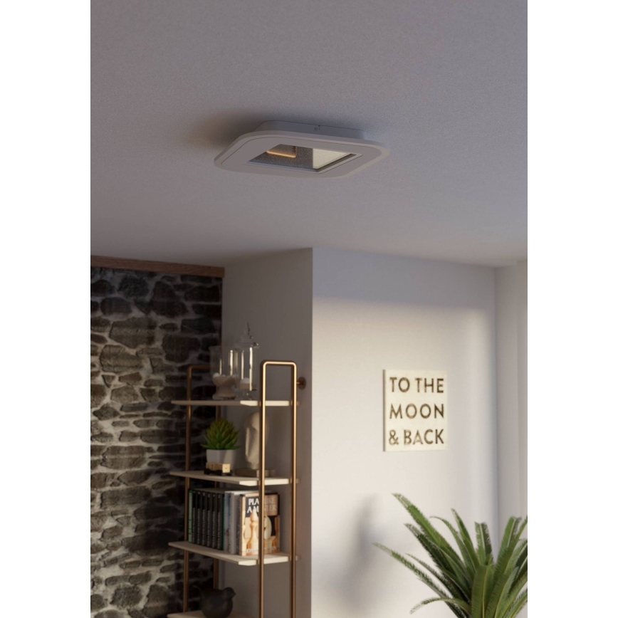 Eglo - LED Pritemdomas lubinis šviestuvas LED/20W/230V 2700-6500K balta + nuotolinio valdymo pultas