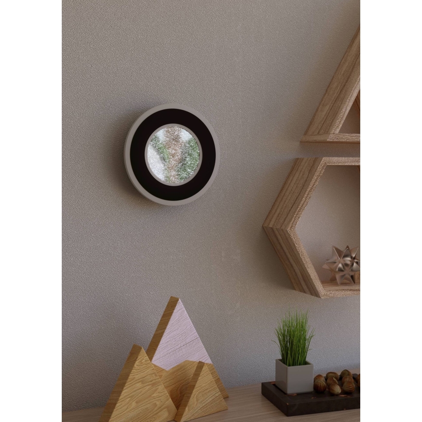 Eglo - LED sieninis šviestuvas LED/12W/230V 4000K juoda