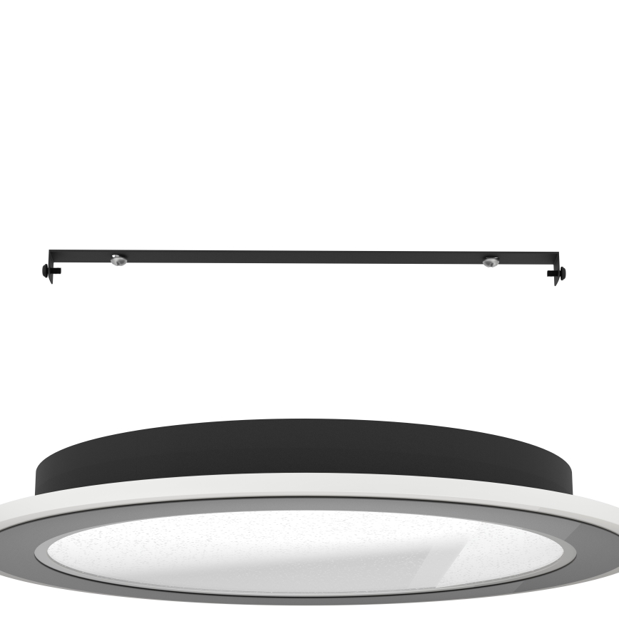 Eglo - LED Pritemdomas lubinis šviestuvas LED/20W/230V 2700-6500K juoda + nuotolinio valdymo pultas
