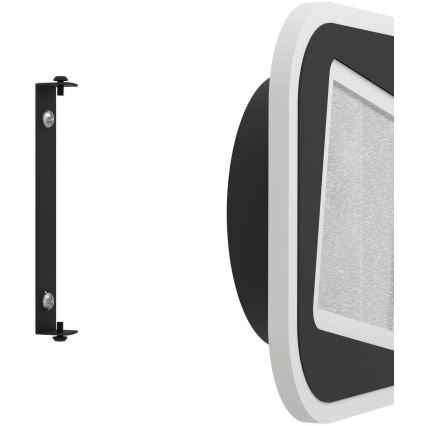 Eglo - LED sieninis šviestuvas LED/12W/230V 4000K juoda